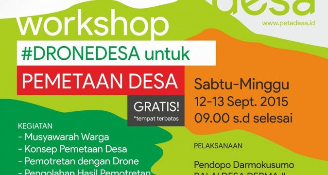 pemetaan drone desa dermaji