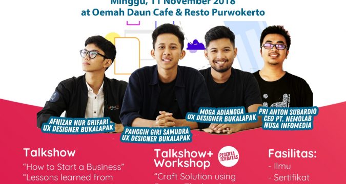blogger banyumas du Digital Design Workshop bersama Bukalapak