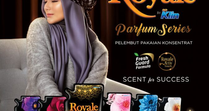 pakaian beraroma parfum dengan royale soklin