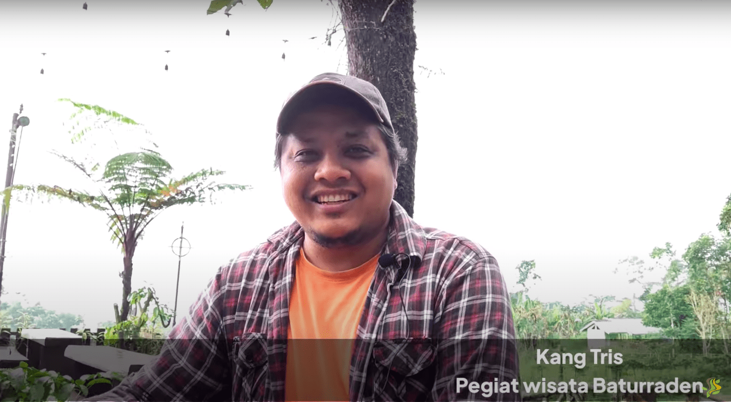 kang tris pegiat wisata baturaden